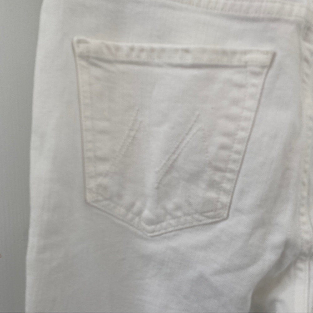 MOTHER denim Dazzler high-rise distressed lace up jeans - Picture 8 of 12